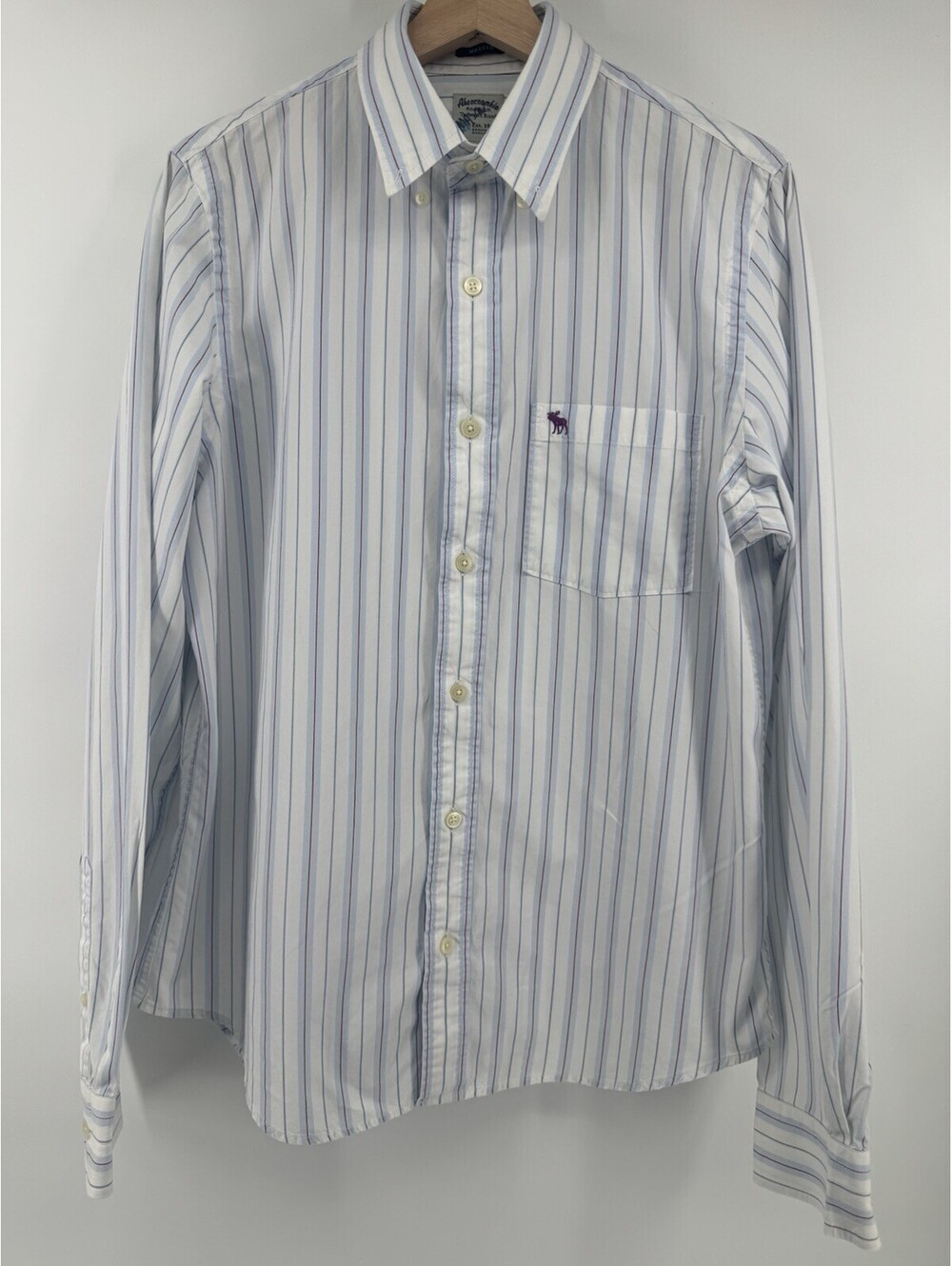 Vintage Y2K Abercrombie And Fitch Mens Button Up Shirt Size L